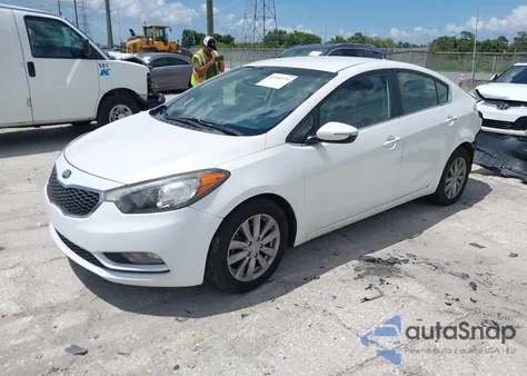 2014 Kia Forte Ex из США, поврежденный, VIN KNAFX4A88E5114837